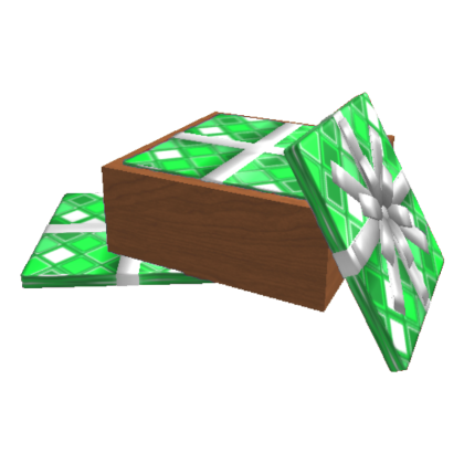Box of Green Wrapping Paper
