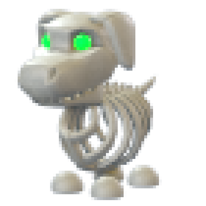 MFR Halloween White Skeleton Dog