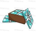 Box of Blue Wrapping Paper