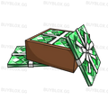 Box of Green Wrapping Paper