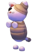 Halloween White Mummy Cat
