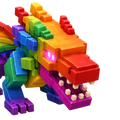 Mega Rainbow Black Dragon